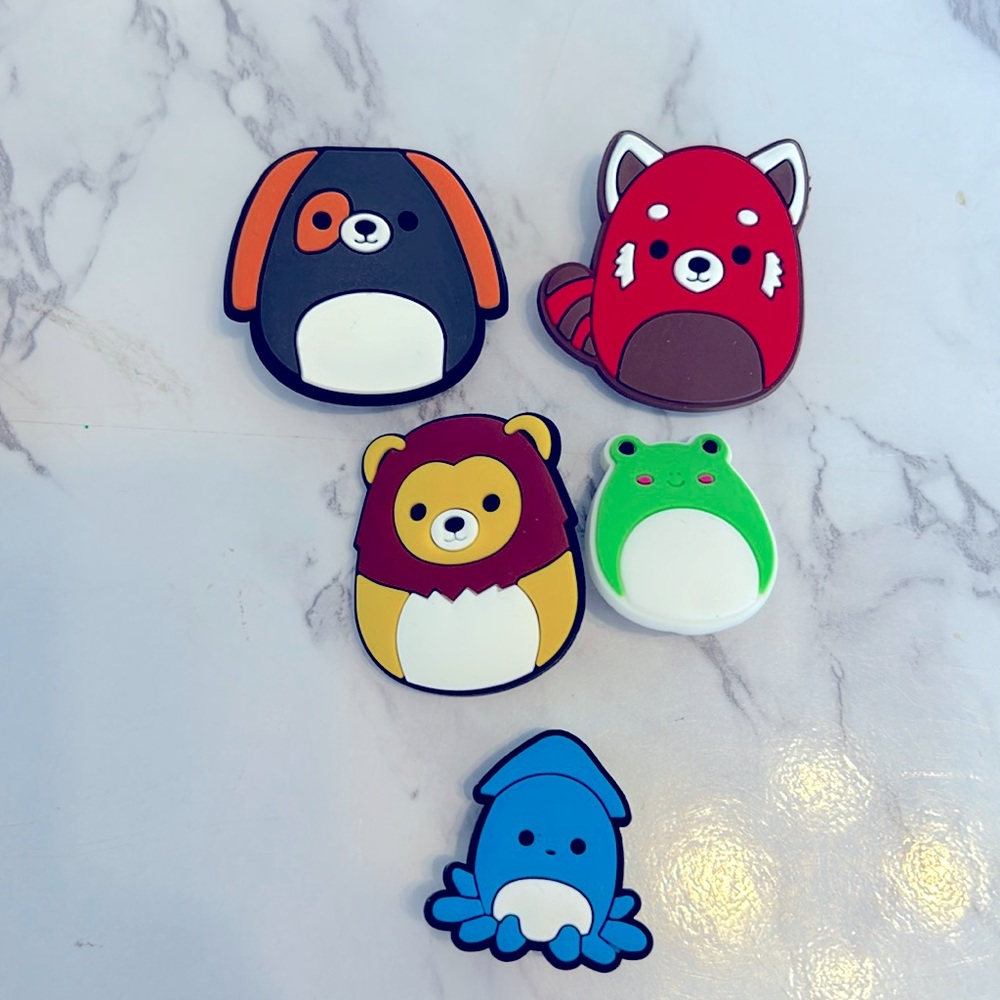 Squishmallow croc charms